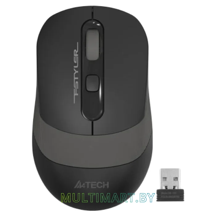 Мышь A4Tech Fstyler FG10S (черный/серый)